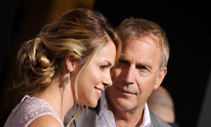 Christine Baumgartner i Kevin Costner