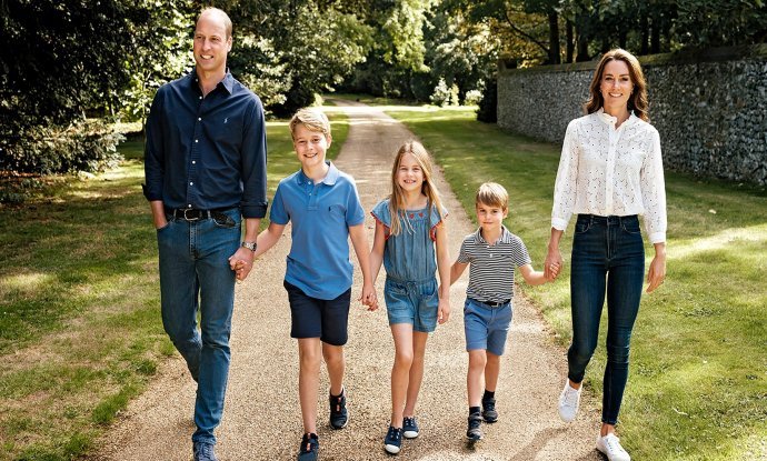 Princ William, Kate Middleton, prinčevi George i Louis i princeza Charlotte