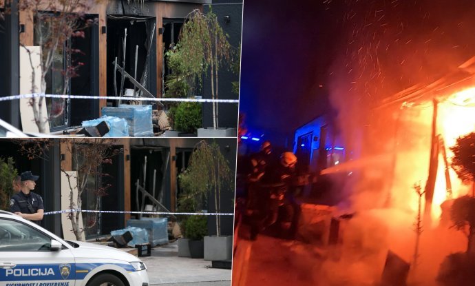 Gašenje požara u noćnom klubu Mint u Zagrebu