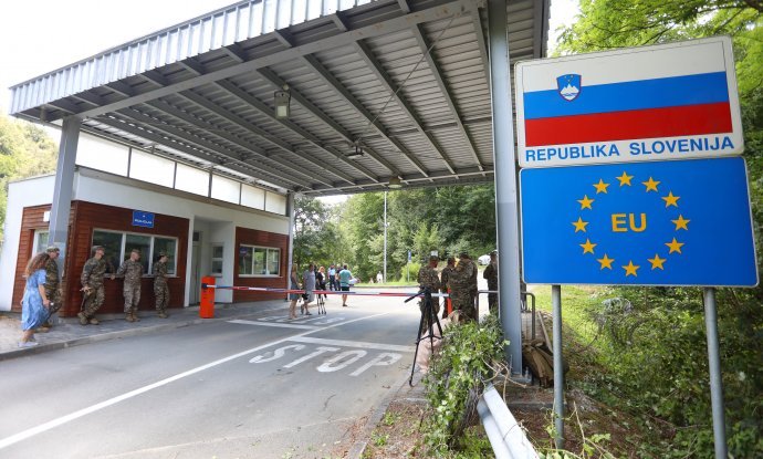 Granični prijelaz sa Slovenijom, ilustracija