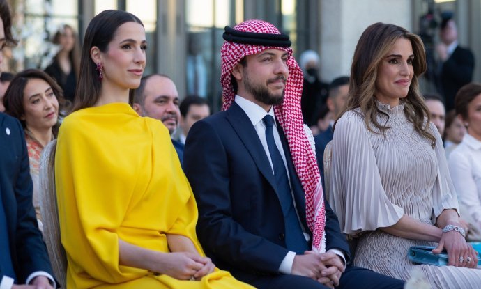 Princeza Rajwa, princ Hussein i kraljica Rania