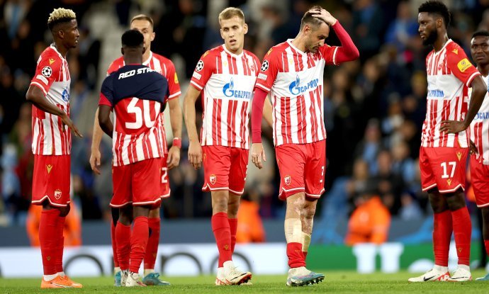 Nogometaši Crvene zvezde poraženi su kod Manchester Cityja