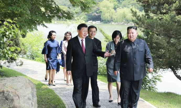 Xi Jinping i Kim Jong Un