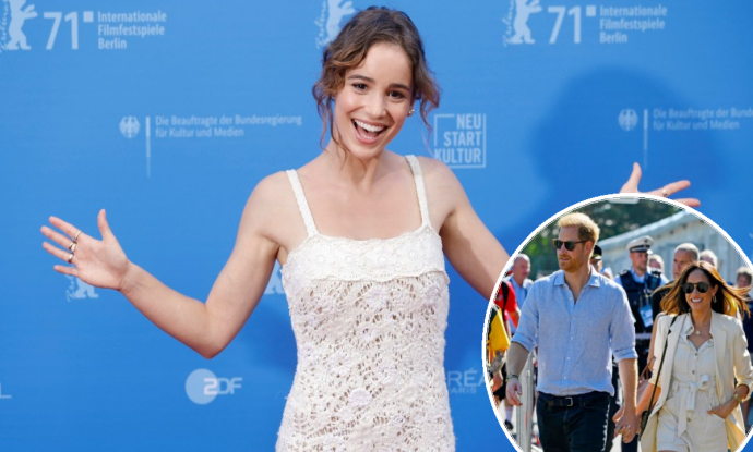 Alba Baptista; Meghan Markle i princ Harry