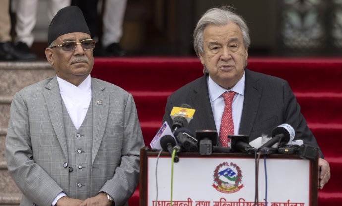 Antonio Guterres, glavni tajnik Ujedinjenih naroda u Nepalu
