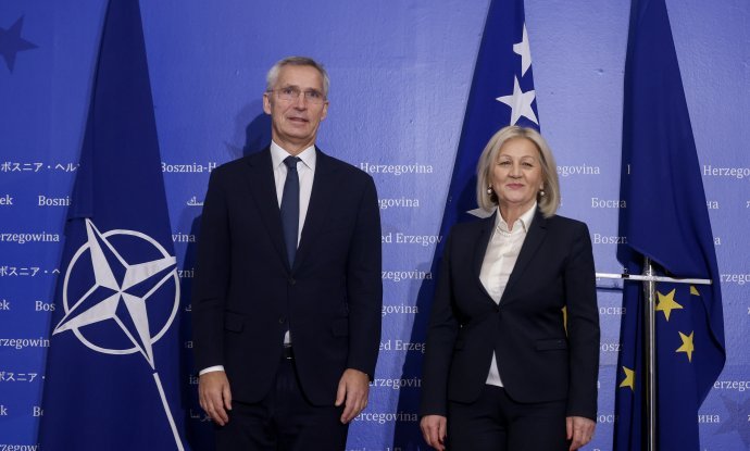 Jens Stoltenberg i Borjana Krišto