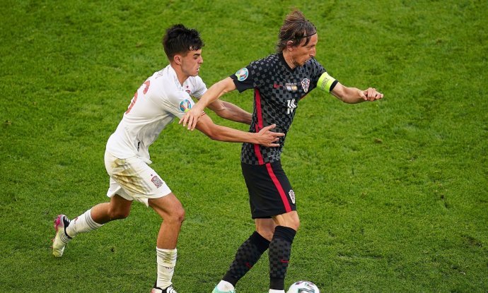 Luka Modrić i Pedri Gonzalez na Euru 2020.