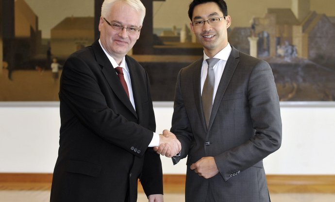Ivo Josipović i Philipp Rösler
