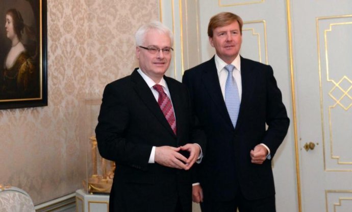 Ivo Josipović i nizozemski kralj Willem-Alexander