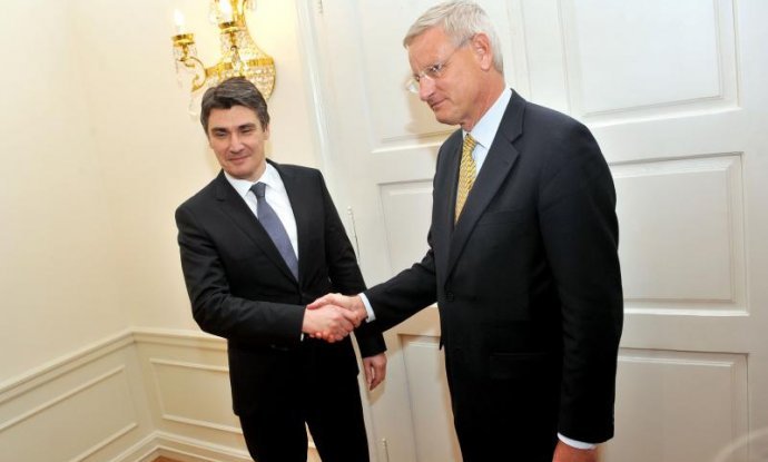Zoran Milanović i Carl Bildt