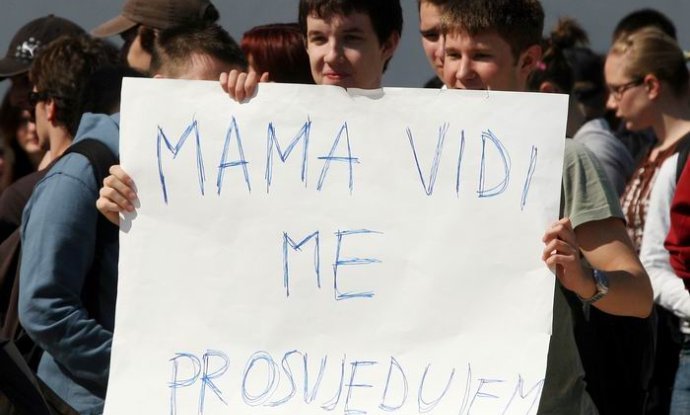 Prosvjed srednjoškolaca