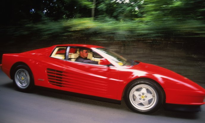 Ferrari Testarossa automobil vozač