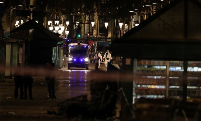 Poprište terorističkog napada u Barceloni