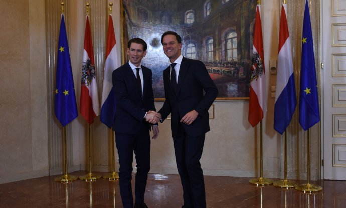 Austrijski premijer Sebastian Kurz i nizozemski premijer Mark Rutte
