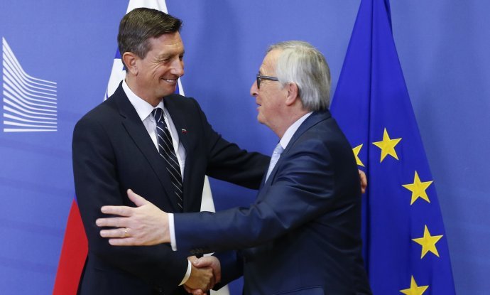 Slovenski predsjednik Borut Pahor i šef Europske komisije Jean-Claude Juncker sastali su se u ponedjeljak u Bruxellesu