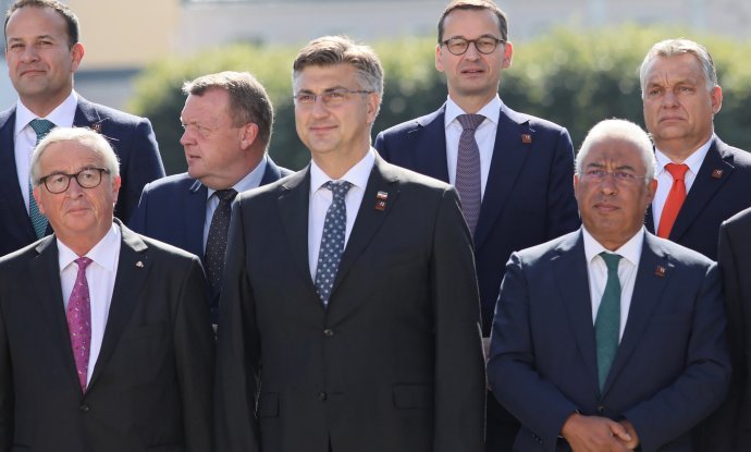 Hrvatski premijer Andrej Plenković na sastanku čelnika EU-a u Salzburgu
