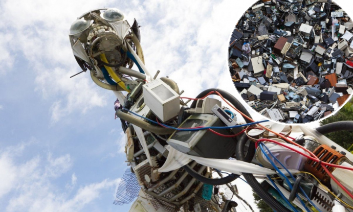 Godine 2016. u svijetu je proizvedeno 44,7 milijuna metričkih tona elektroničkog smeća; reciklirana je tek petina