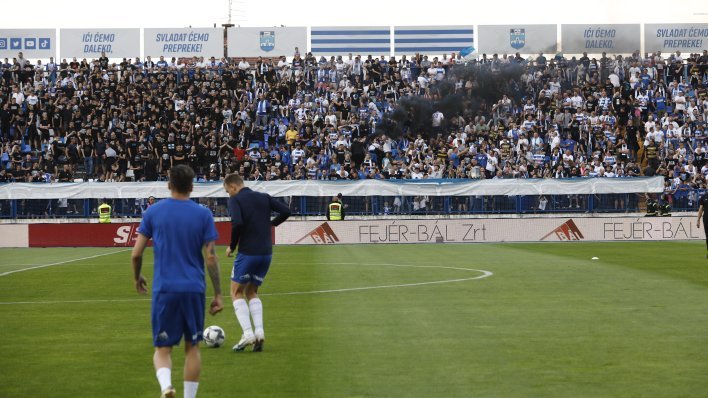 Pogledajte atmosferu prije zadnje utakmice Osijeka u Gradskom vrtu