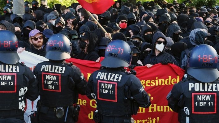 Policija razbila zabranjeni nasilni prosvjed krajnje ljevice u Leipzigu