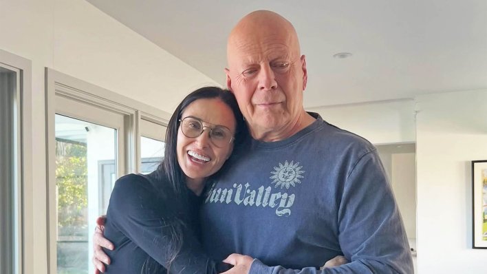 Demi Moore pokazala djelić emotivne obiteljske zabave Brucea Willisa