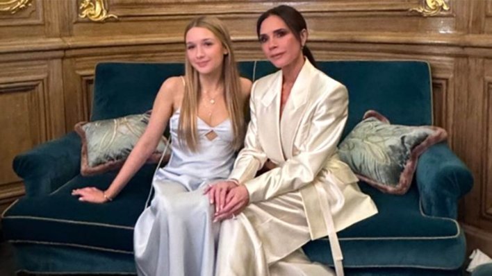 Harper i Victoria Beckham modno se uskladile u sličnim haljinama