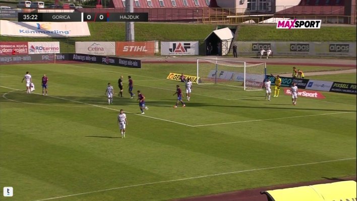 Pogledajte kako je Livaja u 16 metara Gorice dobio laktom u lice i ostao ležati