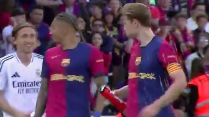 Pogledajte što je Modrić napravio u El Clasicu; Raphinha se čudio i smijao