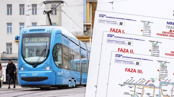 ZET objavio kako će izgledati prijevoz u Zagrebu za vikend: Odvijat će se u tri faze