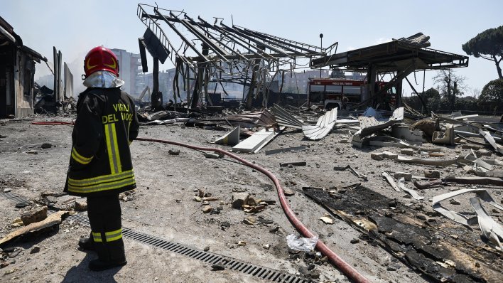 Pogledajte posljedice velike eksplozije benzinske postaje u Rimu u kojoj je ozlijeđeno 29 osoba