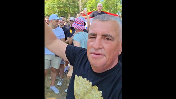 Bulj objavio video iz fan zone: Uz Thompsonove pjesme nekolicina vikala i pozdrav ZDS