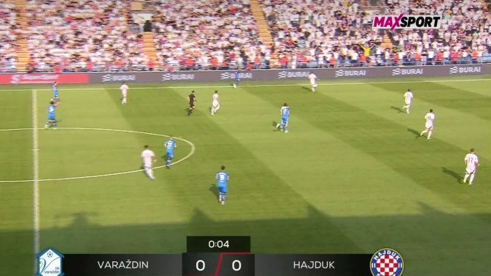 Novi trend stigao i u SHNL; pogledajte kako je počela utakmica Varaždina i Hajduka