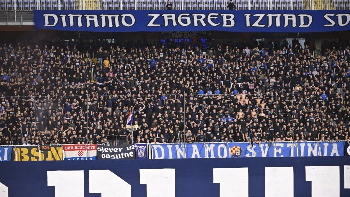 Pogledajte lica Dinamovih igrača kada su stigli pred Bad Blue Boyse