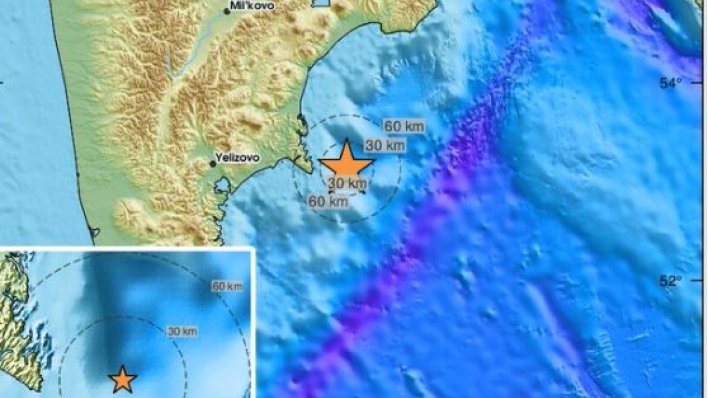 Novo jako podrhtavanje kod Kamčatke: Potres magnitude 5,8