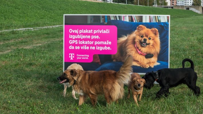 Hrvatski Telekom predstavio inovativni plakat za pronalazak izgubljenih pasa