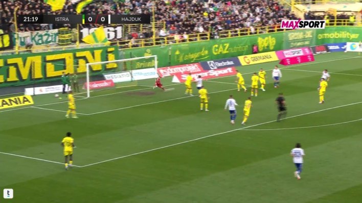 Pogledajte kako je Hajduk poveo u Puli; krasan gol splitskog Španjolca