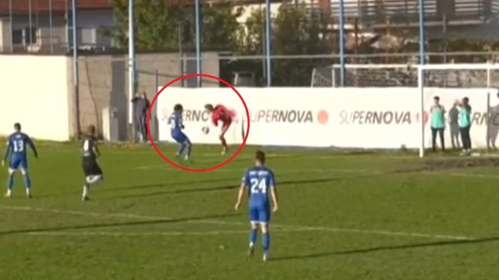 Ovo je najkomičniji gol godine u hrvatskom nogometu. Pogledajte ga