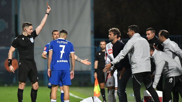 Je li Hajduk trebao dobiti crveni karton? Evo što kaže sudački ekspert
