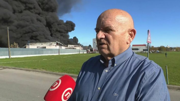 Vlasnik tvrtke koju guta požar: 'Strašno! Šteta je šest, sedam milijuna eura'