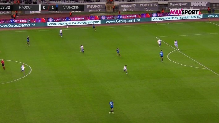 Pogledajte kako je golman Varaždina poklonio gol Hajduku za izjednačenje