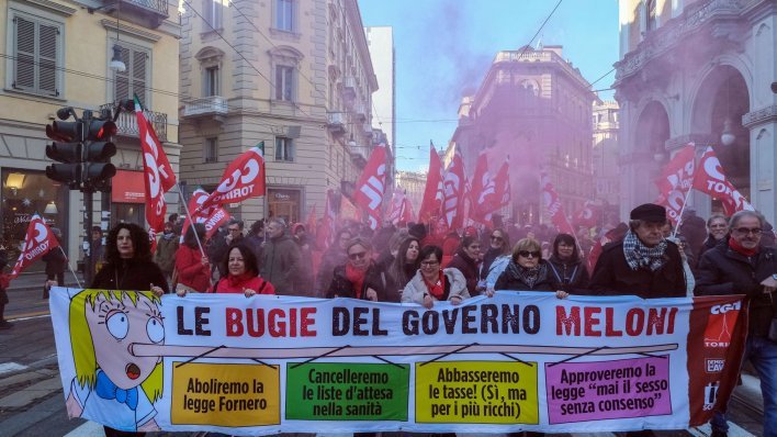 Stotine tisuća Talijana izašlo na ulice zbog proračuna Giorgije Meloni: Trebamo promjenu