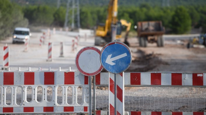 Počinju radovi na A1 na čvoru kod Splita, na snagu stupa nova regulacija prometa