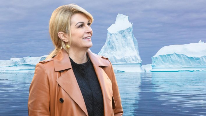 Ovo nitko nije znao o njoj: Kolinda otkrila zanimljiv detalj o sebi nakon skoka u ledeno more