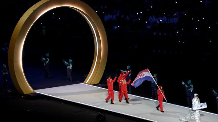 Članovi hrvatske delegacije na svečanom otvaranju Olimpijskih igara