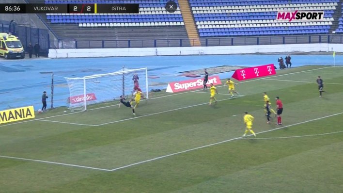 Poslušajte reakciju komentatora MAXSporta nakon škarica Vukovara u 87. minuti za pobjedu