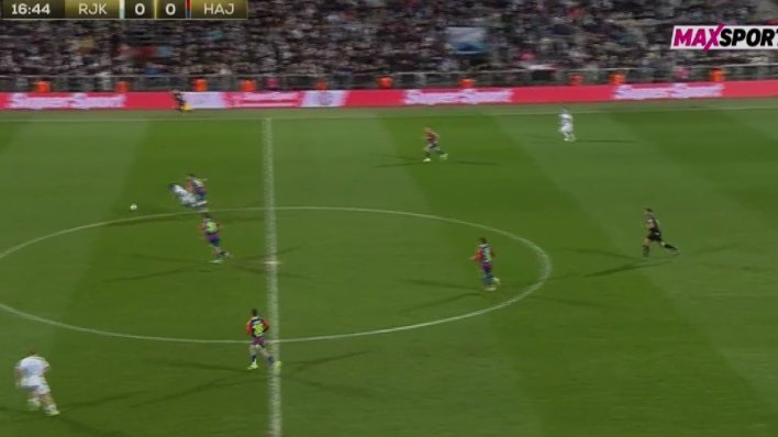 Napadač Rijeke sam krenuo prema golu Hajduka i srušen je: Pogledajte odluku Kolarića koja je šokirala Rujevicu