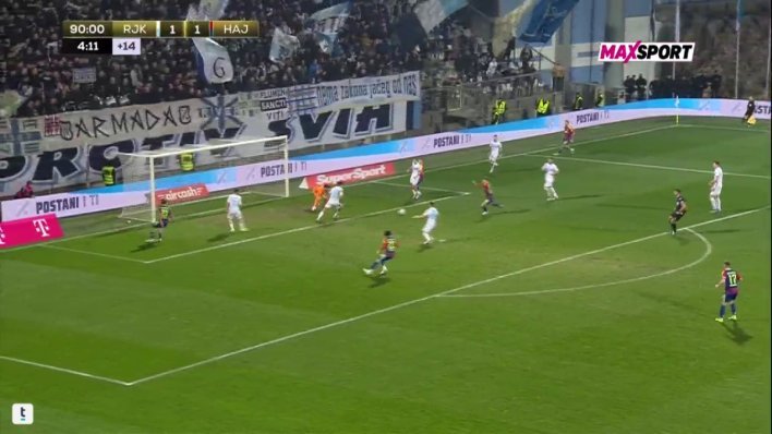 Svi su mislili da je Hajduk ovim golom u 95. minuti prošao u polufinale...