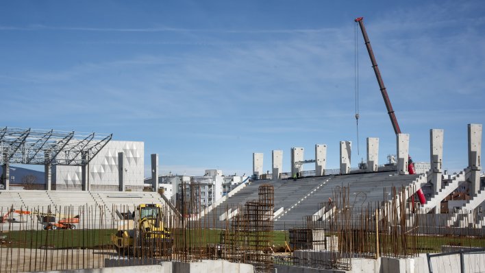 Pogledajte kako radovi na stadionu u Kranjčevićevoj izgledaju iz zraka; snimke su sjajne