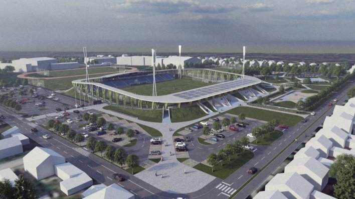 Pogledajte kakav stadion se gradi u Bjelovaru: Projekt vrijedi 13 milijuna eura