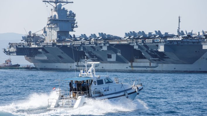 USS Gerald R. Ford isplovio, otkazan prosvjed: 'Takvi prizori nam ovdje ne trebaju'