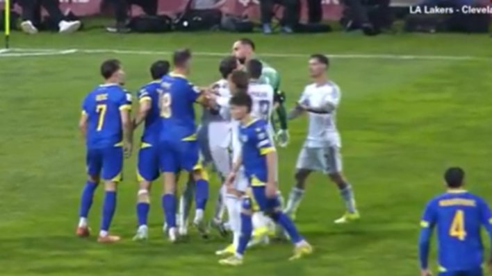 Zvijezda Italije dobila izravan crveni karton u Zenici, a onda kaos na terenu: Pogledajte što se dogodilo